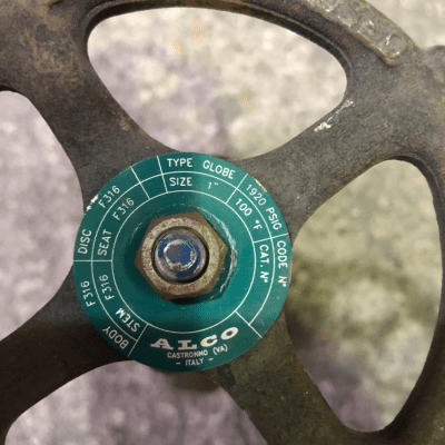 شیر سوزنی 1 اینچ Globe Valve برند ALCO