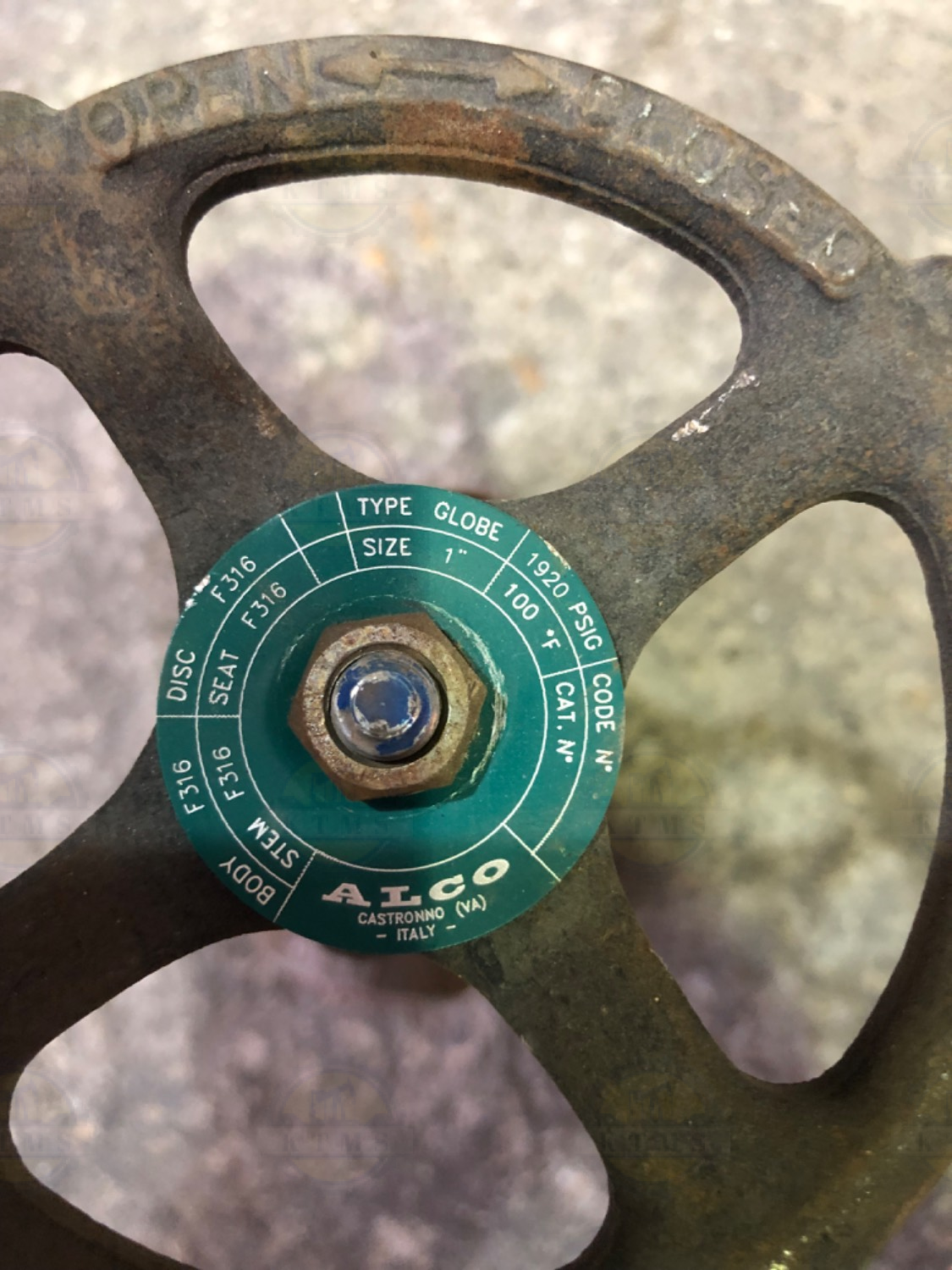 شیر سوزنی 1 اینچ Globe Valve برند ALCO شیر سوزنی 1 اینچ Globe Valve برند ALCO