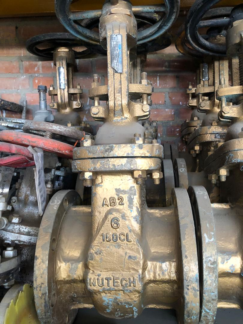 شیر کشویی 6 اینچnutech-gate-valve-6inch-150 شیر کشویی 6 اینچnutech-gate-valve-6inch-150