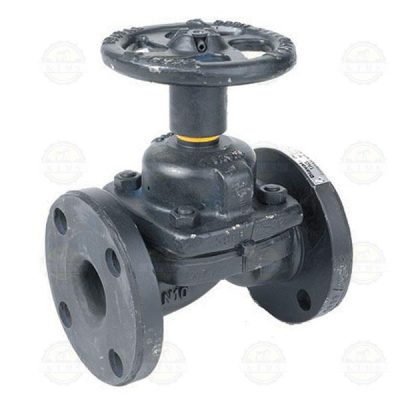 شیر دیافراگمی PN16 چدنی SAUNDERS