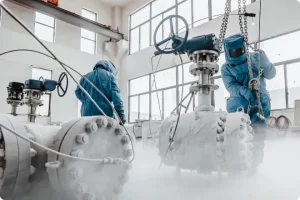 شیرآلات DN1200 و DN700 در دمای -60°C